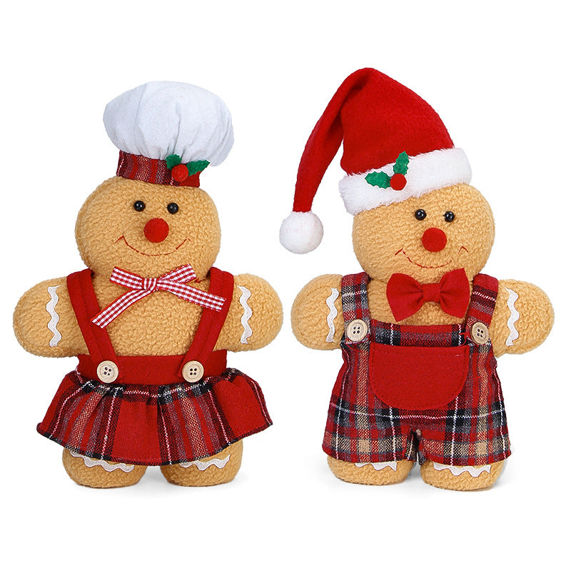 Christmas decoration gingerbread figurine American cartoon Christmas decoration party decoration doll eprolo