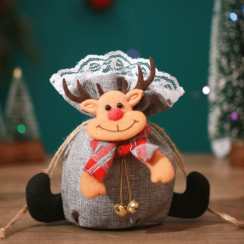 Creative Christmas Eve Apple Gift Bag | Festive Candy Box & Small Present Holder | Holiday Treat Packaging eprolo