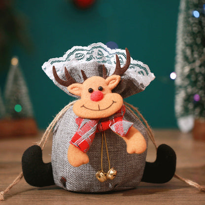 Creative Christmas Eve Apple Gift Bag | Festive Candy Box & Small Present Holder | Holiday Treat Packaging eprolo