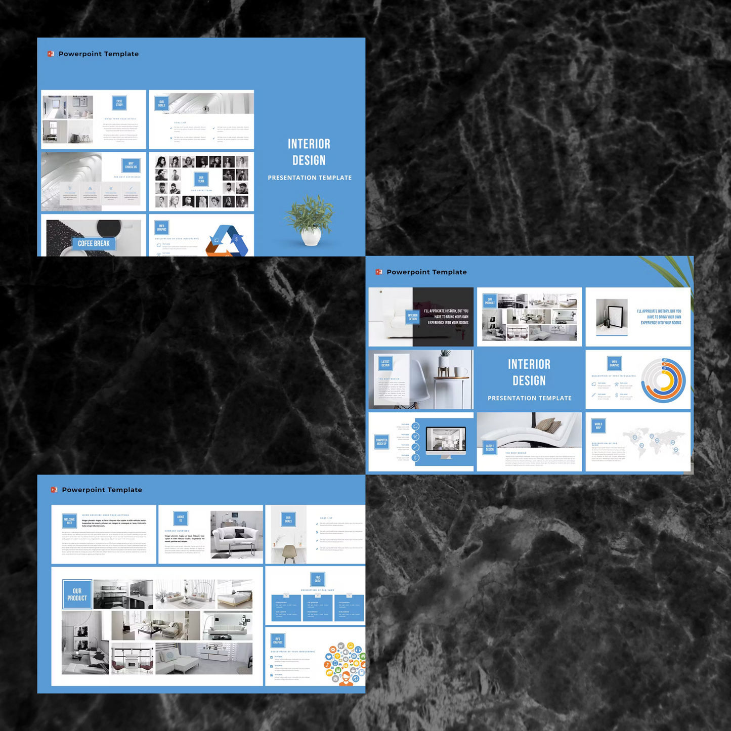 10 Interior Design Powerpoint Presentation Template Bundle