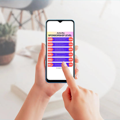 Sponsorship Level Flyer Template | Club Sponsorship Level Flyer CreativeRino