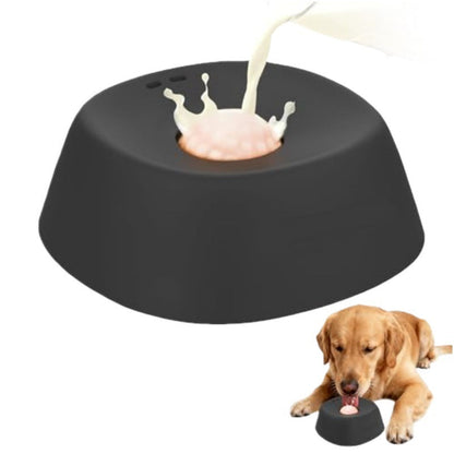 Interactive Spherical Dog Lick Bowl & Slow Feeder – Non-Slip Anti-Choking Pet Toy for Yogurt, Bone Broth & Liquid Treats CreativeRino