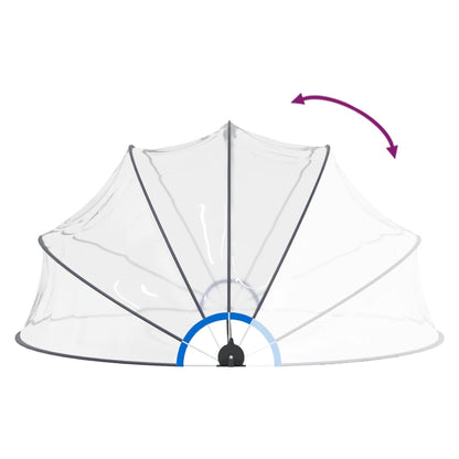 Premium Transparent Folding Pool Dome & Weather Cover CreativeRino