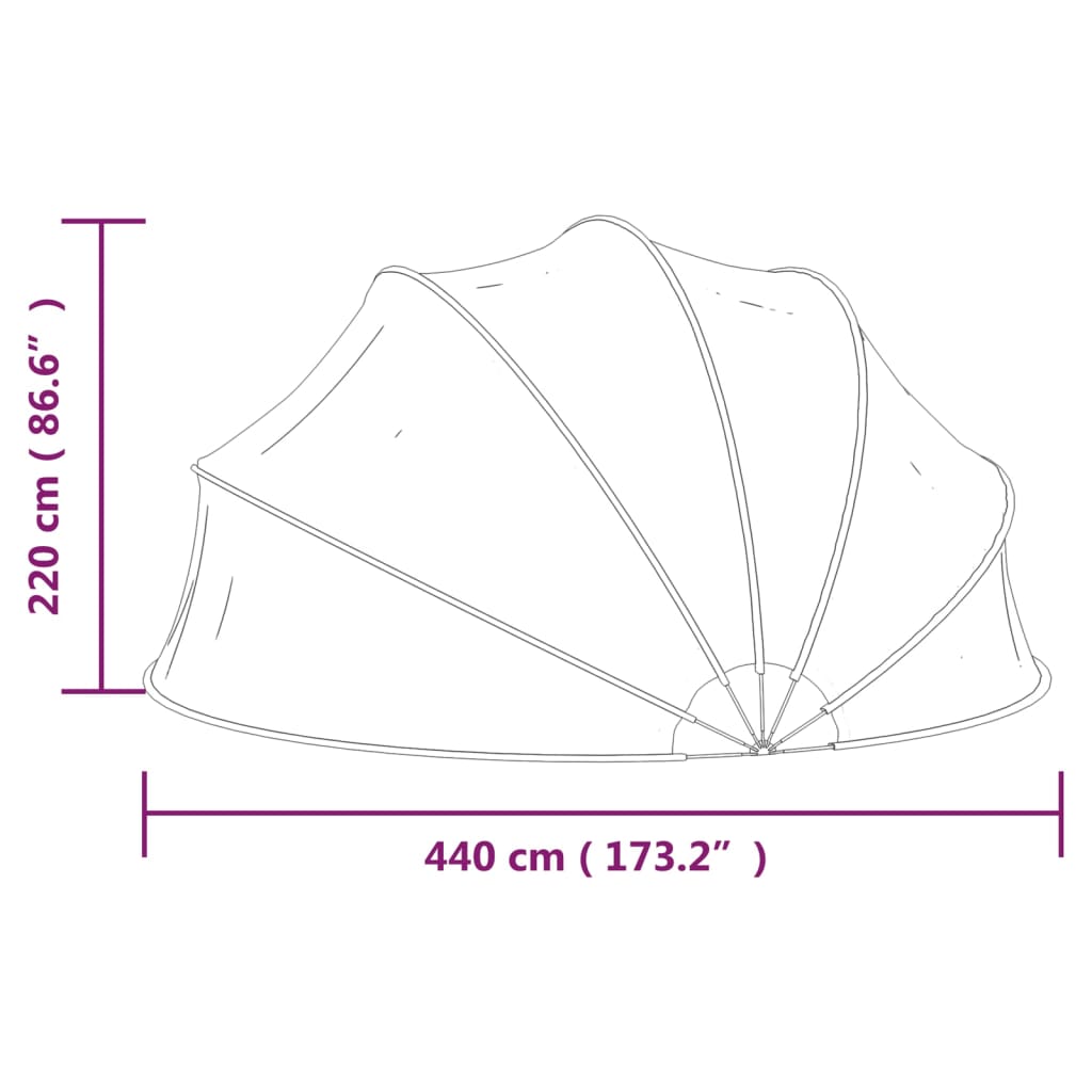 Premium Transparent Folding Pool Dome & Weather Cover CreativeRino