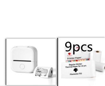 Portable Mini Thermal Label Printer Home Photo Printer Student Wrong Question Printer Bluetooth-compatible Mini Label Printer Price Tag CreativeRino