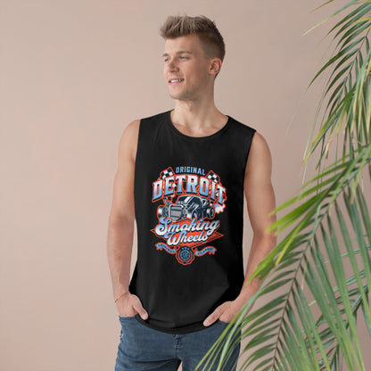 Detroit Smoky Wheels Unisex Tank Top | Original Racing Apparel - CreativeRino