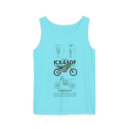 Kawasaki KX450F Motorcycle Graphic Unisex Tank Top - Perfect Tank Top for Riders and Outdoor Enthusiasts - CreativeRino