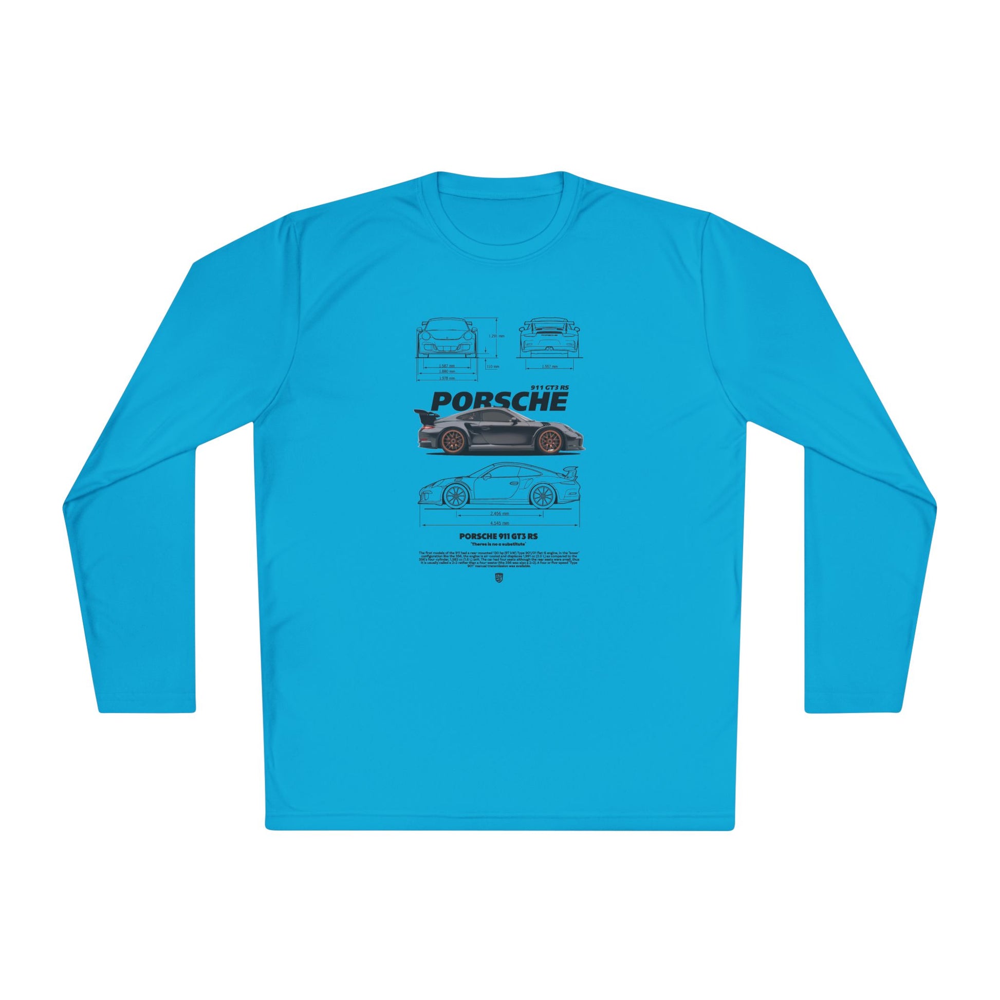 Porsche 911 GT3 RS Classic Cars Unisex Lightweight Long Sleeve Tee - CreativeRino