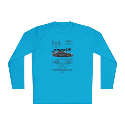 Porsche 911 GT3 RS Classic Cars Unisex Lightweight Long Sleeve Tee - CreativeRino