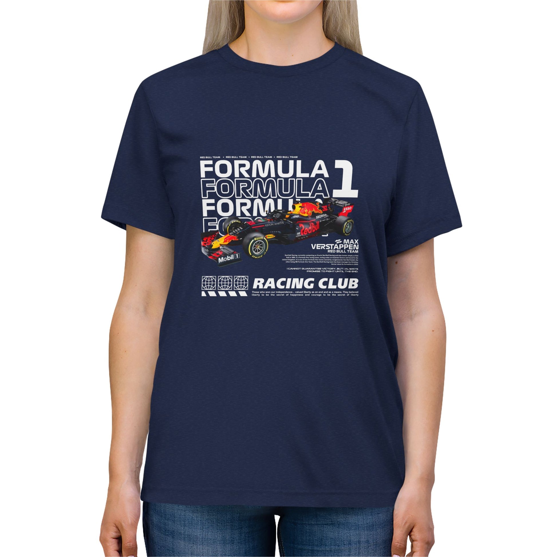 Formula 1 Max Verstappen Racing Club Unisex Triblend Tee - Motorsport Fan Apparel - CreativeRino