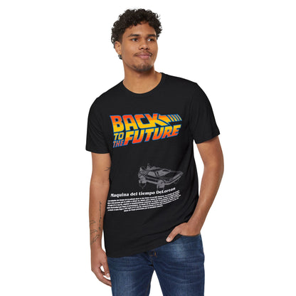 Back to the Future Unisex Recycled Organic T-Shirt | Eco-Friendly Movie Tee - CreativeRino