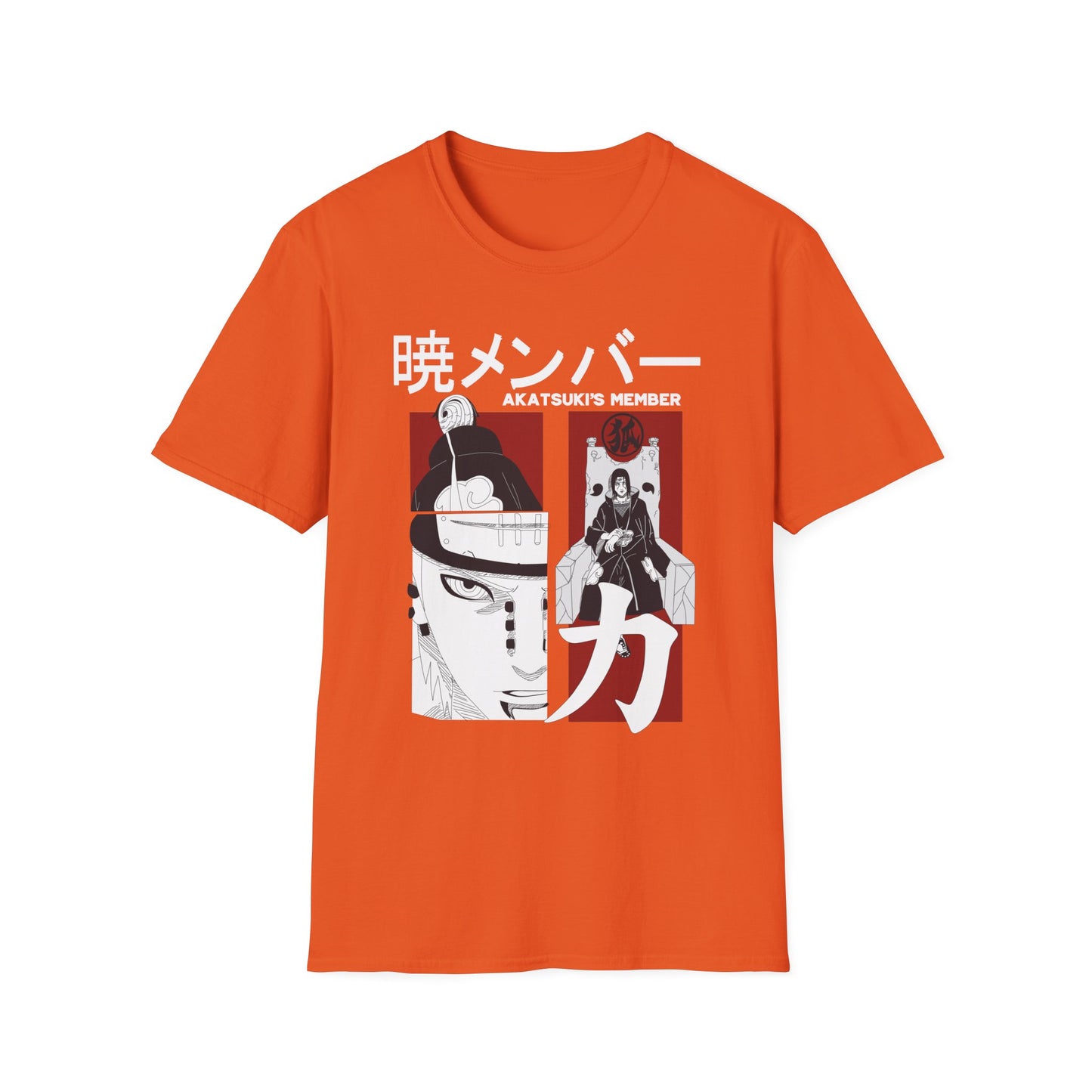 Akatsuki's Member Unisex T-shirt - Softstyle Naruto Merchandise - CreativeRino