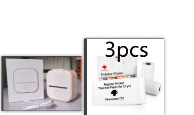 Portable Mini Thermal Label Printer Home Photo Printer Student Wrong Question Printer Bluetooth-compatible Mini Label Printer Price Tag CreativeRino