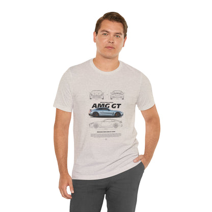 AMG GT Unisex Jersey Short Sleeve Tee - Perfect for Car Enthusiasts - CreativeRino