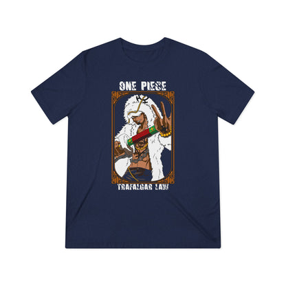 One Piece Trafalgar Law Unisex Triblend Tee - Perfect T-shirt For Anime Fans - CreativeRino