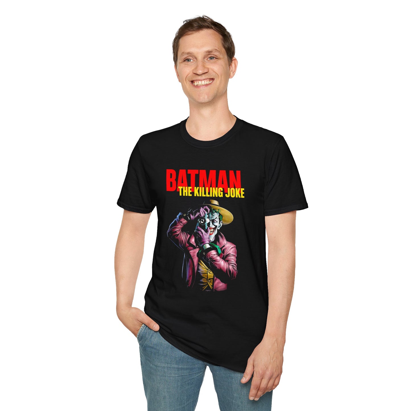 Batman The Killing Joke Unisex Softstyle T-Shirt - Comic Book Fashion - CreativeRino