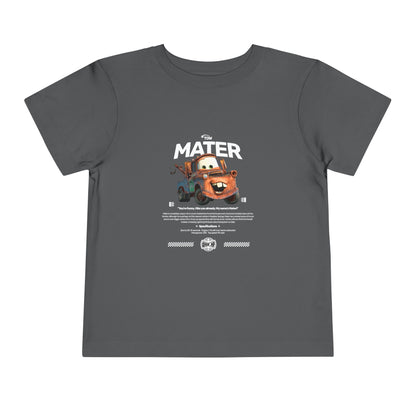 Two Mater Toddler Short Sleeve Tee - Fun Graphic T-shirt for Kids - CreativeRino