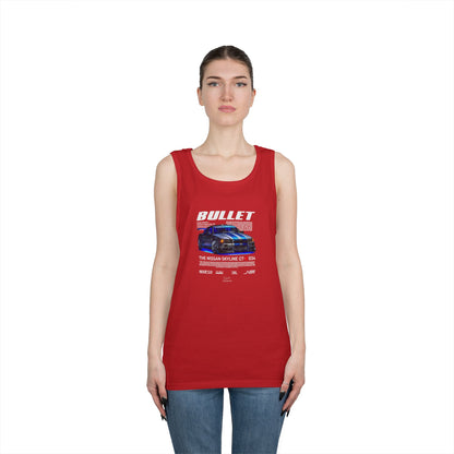 Bullet Skyline GT-R Racing Tank Top | Unisex Heavy Cotton - CreativeRino