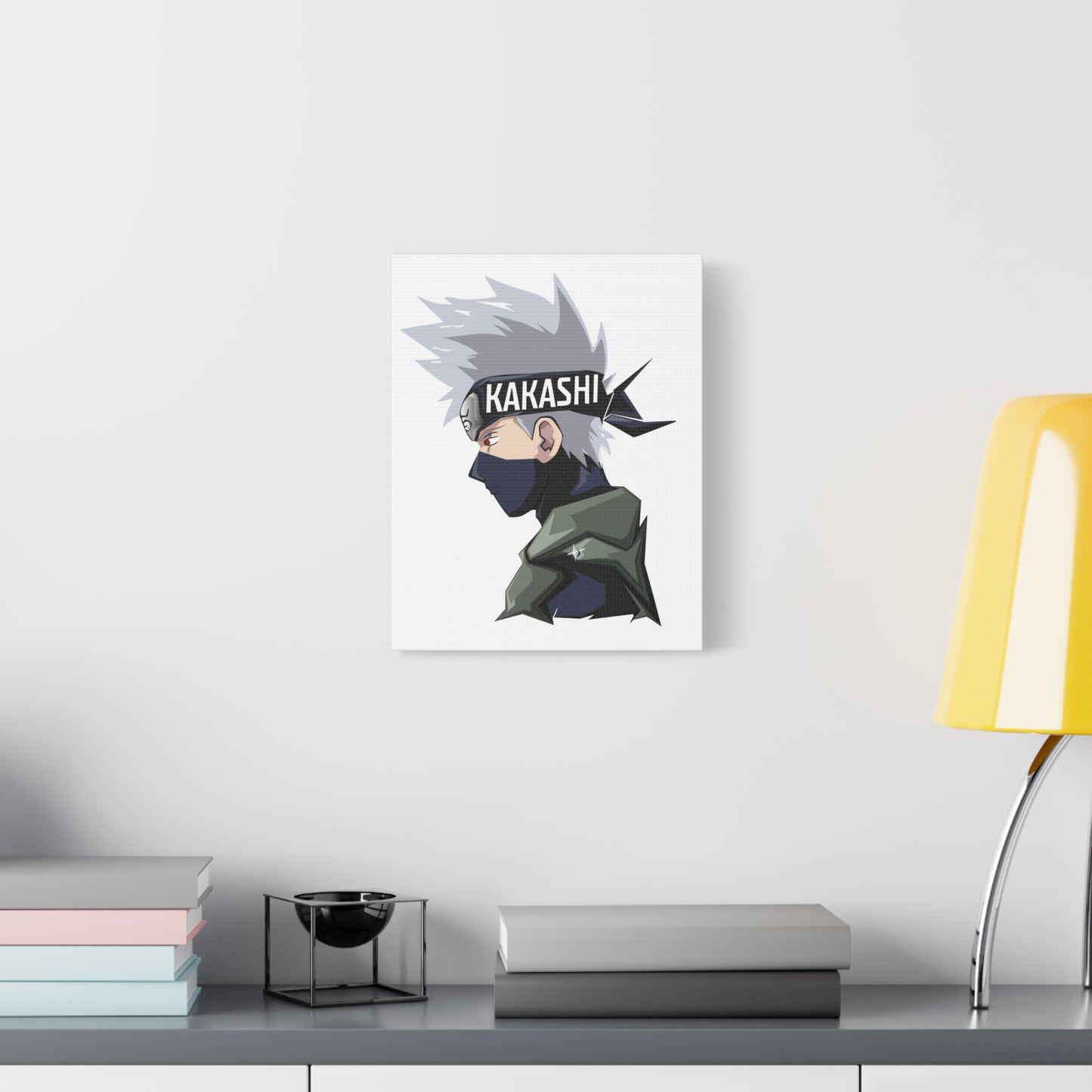Kakashi Ninja Canvas Wall Art - Stretched 1.25" Matte Print - CreativeRino