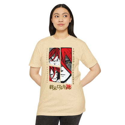 Record of Ragnarok Unisex Jersey T-shirt | The God of Thunder Anime Design - CreativeRino