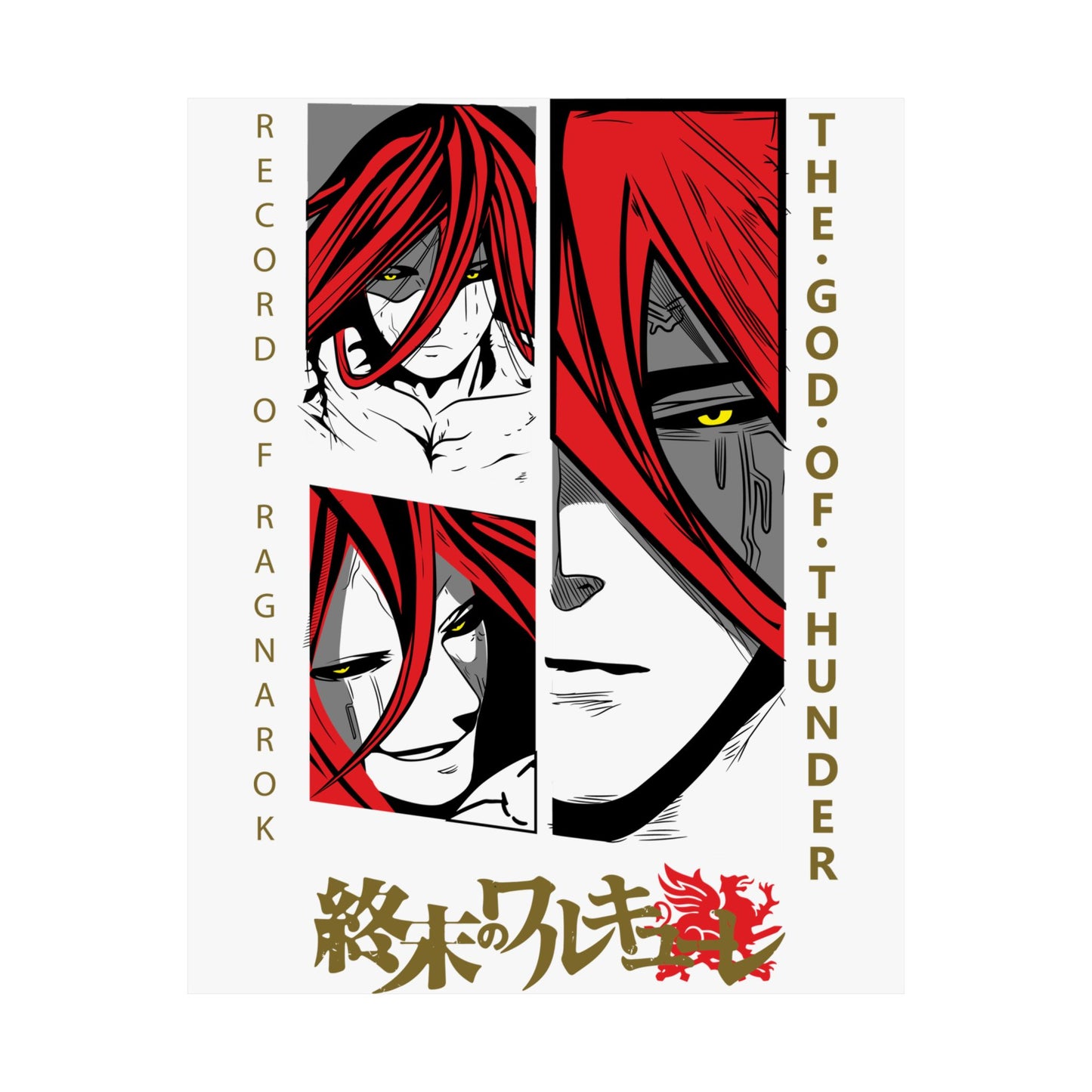 Record of Ragnarok Matte Vertical Posters Anime Poster Print - CreativeRino