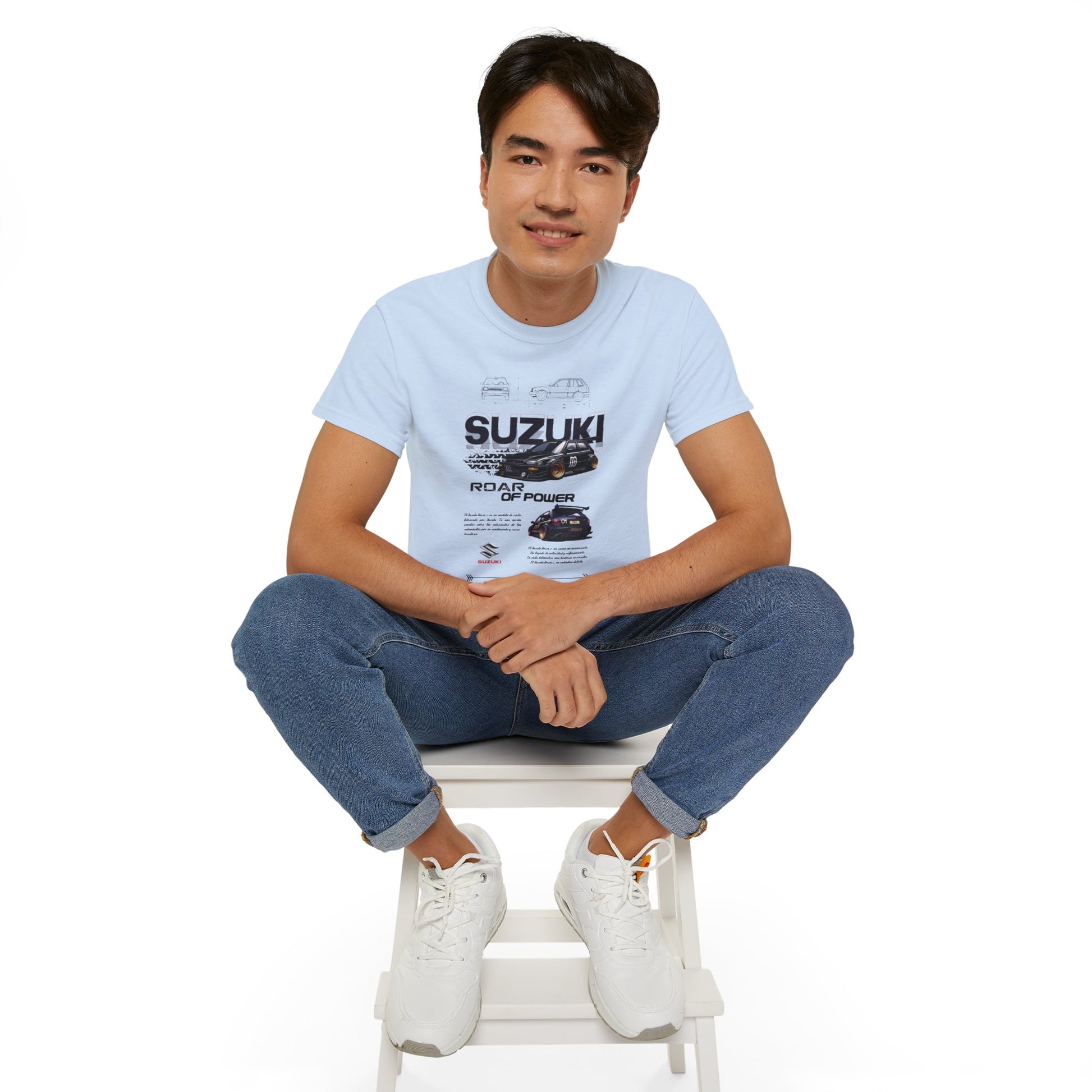 Suzuki Roar of Power Unisex Ultra Cotton Tee - Perfect T-shirt for Car Enthusiasts - CreativeRino