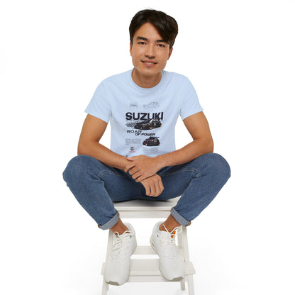 Suzuki Roar of Power Unisex Ultra Cotton Tee - Perfect T-shirt for Car Enthusiasts - CreativeRino