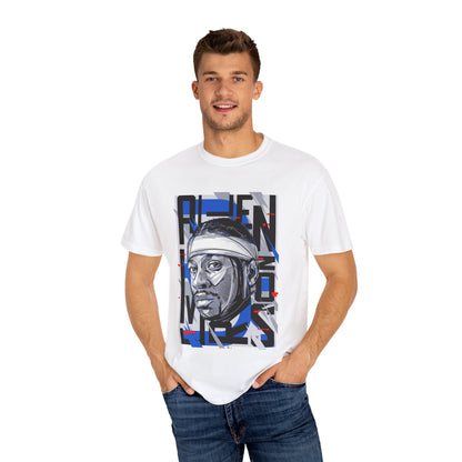 Allen Iverson Unisex Garment-Dyed T-shirt with Graphic Design | Perfect Tee for Sports Fans & Streetwear Enthusiasts - CreativeRino