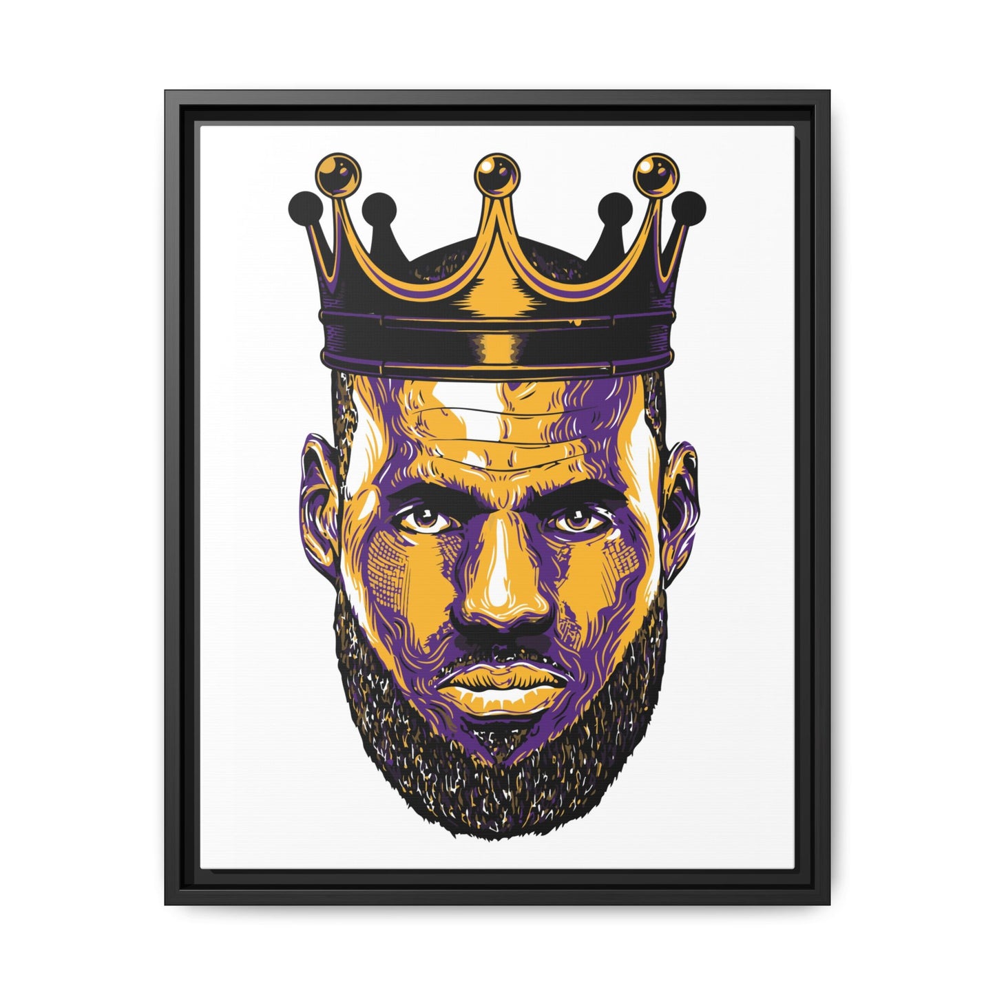 Matte Canvas, Framed (Multi-color) - CreativeRino