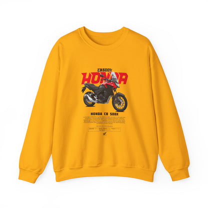 Honda CB500X Motorcycle Crewneck Sweatshirt - Unisex Heavy Blend™ - CreativeRino