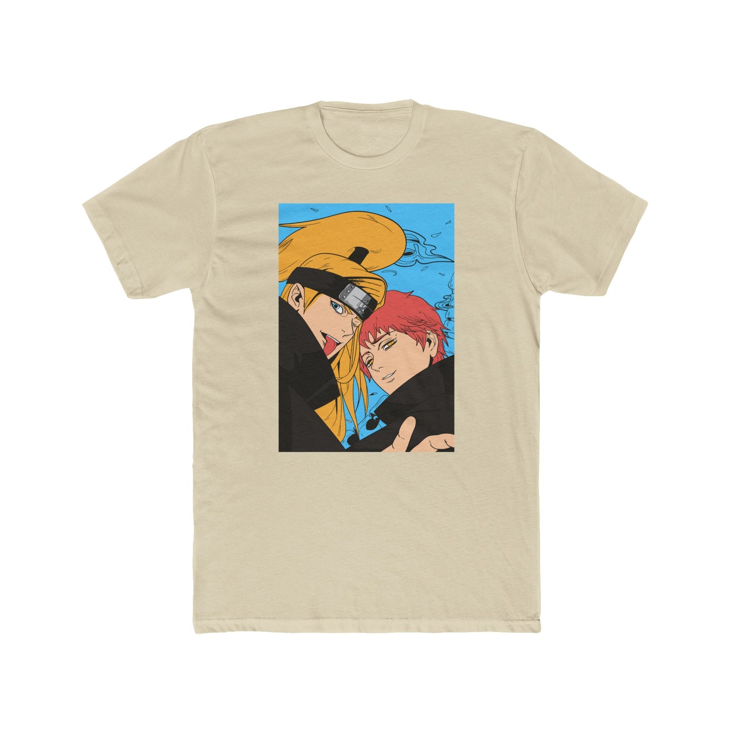 Anime Friends Unisex Cotton Crew Tee - Naruto T-shirt Design for Fans - CreativeRino