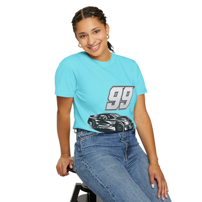 Racing Car Graphic Unisex Garment-Dyed T-shirt - CreativeRino