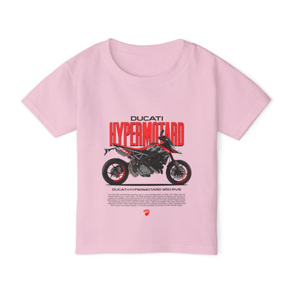 Ducati Hypermotard 950 Toddler T-Shirt - Cool Motorcycle Gear for Kids - CreativeRino