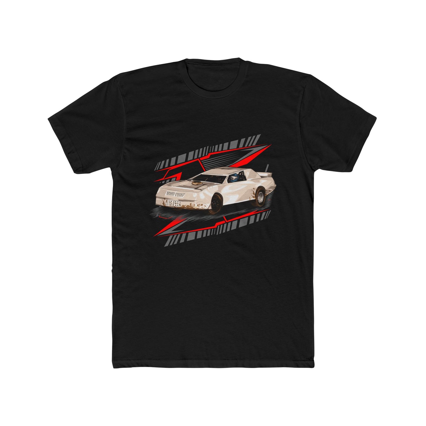 Retro Race Car Unisex Cotton Crew Tee - CreativeRino