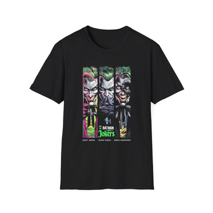 Batman Jokers Unisex Softstyle T-Shirt - Graphic Tee for Comic Book Fans - CreativeRino