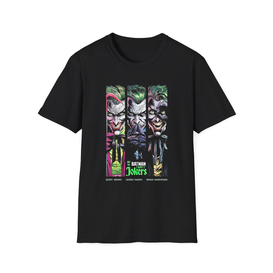 Batman Jokers Unisex Softstyle T-Shirt - Graphic Tee for Comic Book Fans - CreativeRino