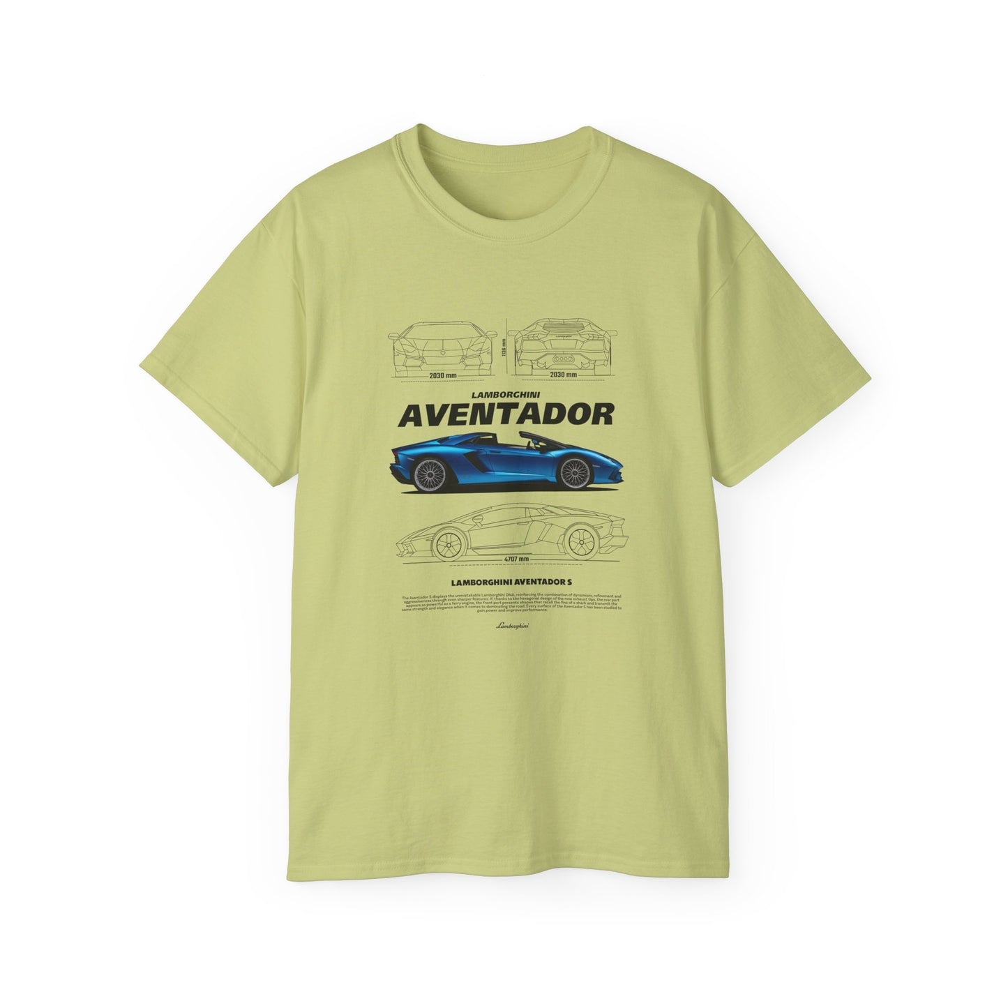 Aventador Sports Car Unisex Ultra Cotton Tee | Car T-shirt - CreativeRino