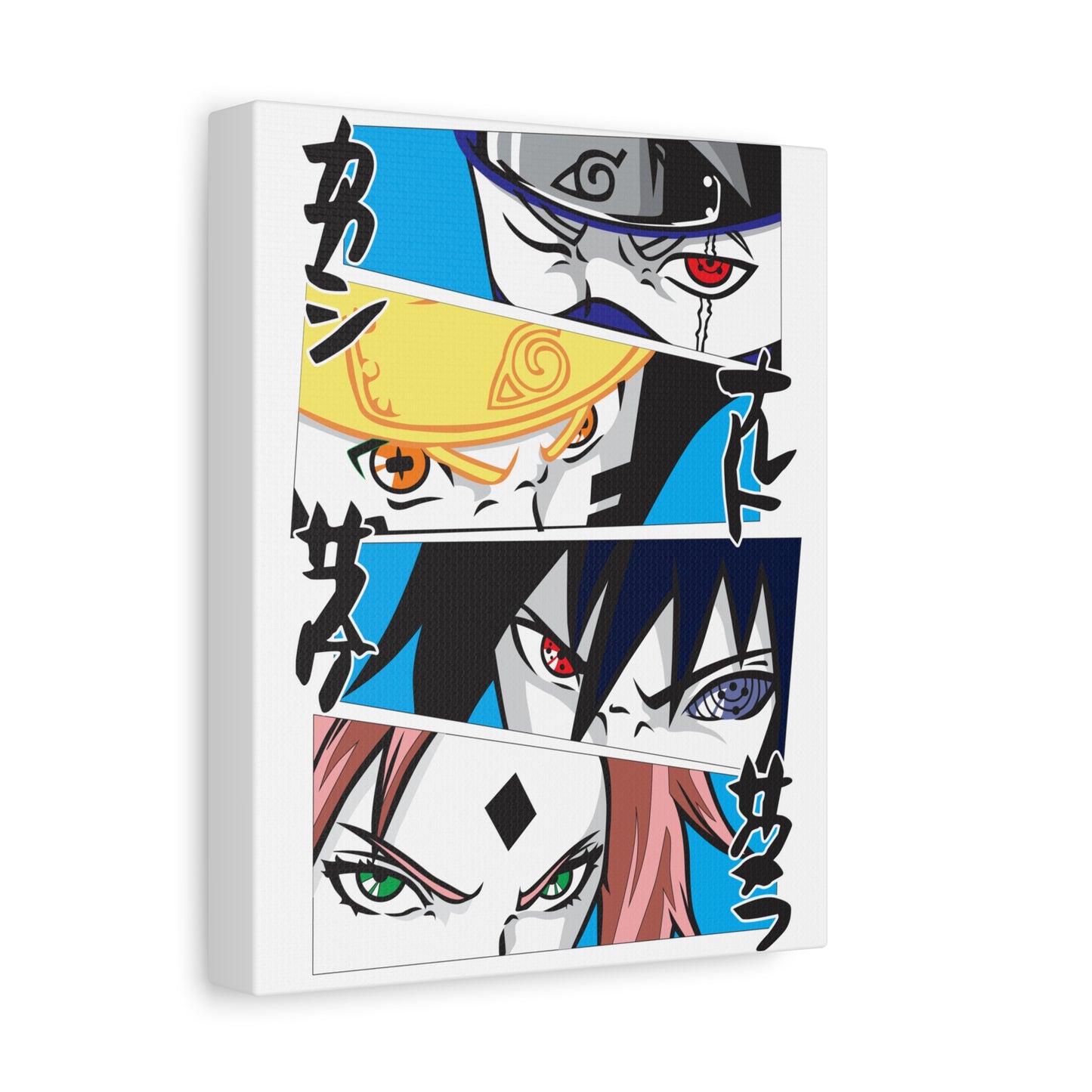 Anime Character Canvas Wall Art - Naruto Squad Design - CreativeRino