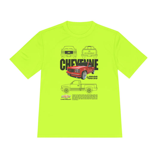 Classic Chevy Cheyenne Moisture Wicking Tee for Car Enthusiasts - CreativeRino
