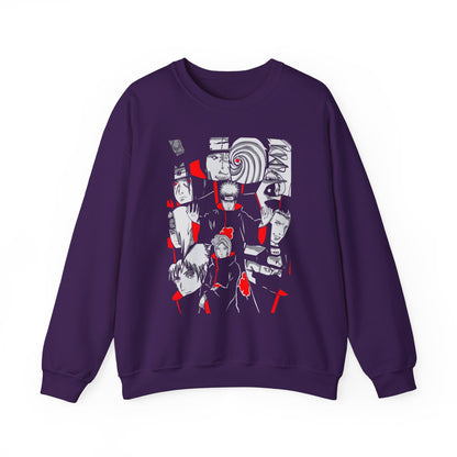 Anime-Inspired Unisex Crewneck Sweatshirt - Perfect for Naruto Fans and Casual Wear - CreativeRino