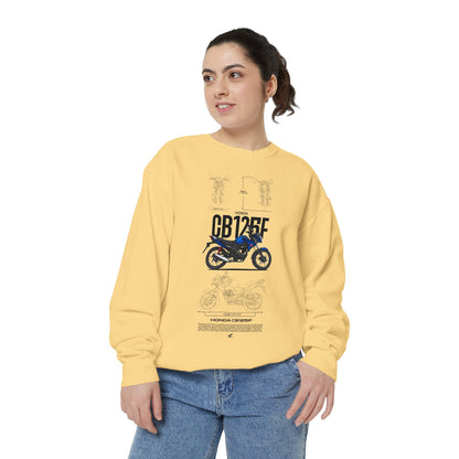Honda CB125F Motorcycle Design Sweatshirt - CreativeRino