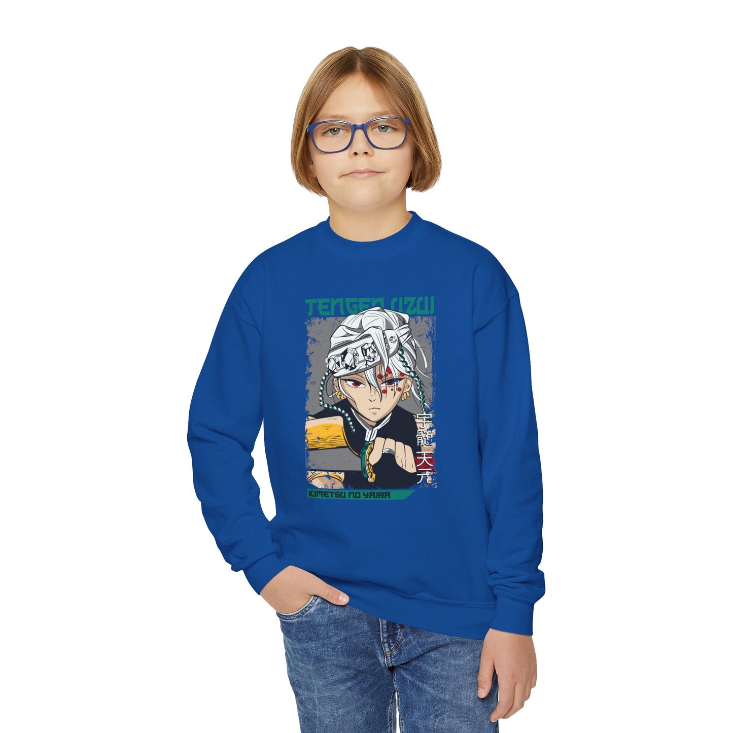 Demon Slayer Youth Crewneck Sweatshirt - Perfect for Anime Fans - CreativeRino