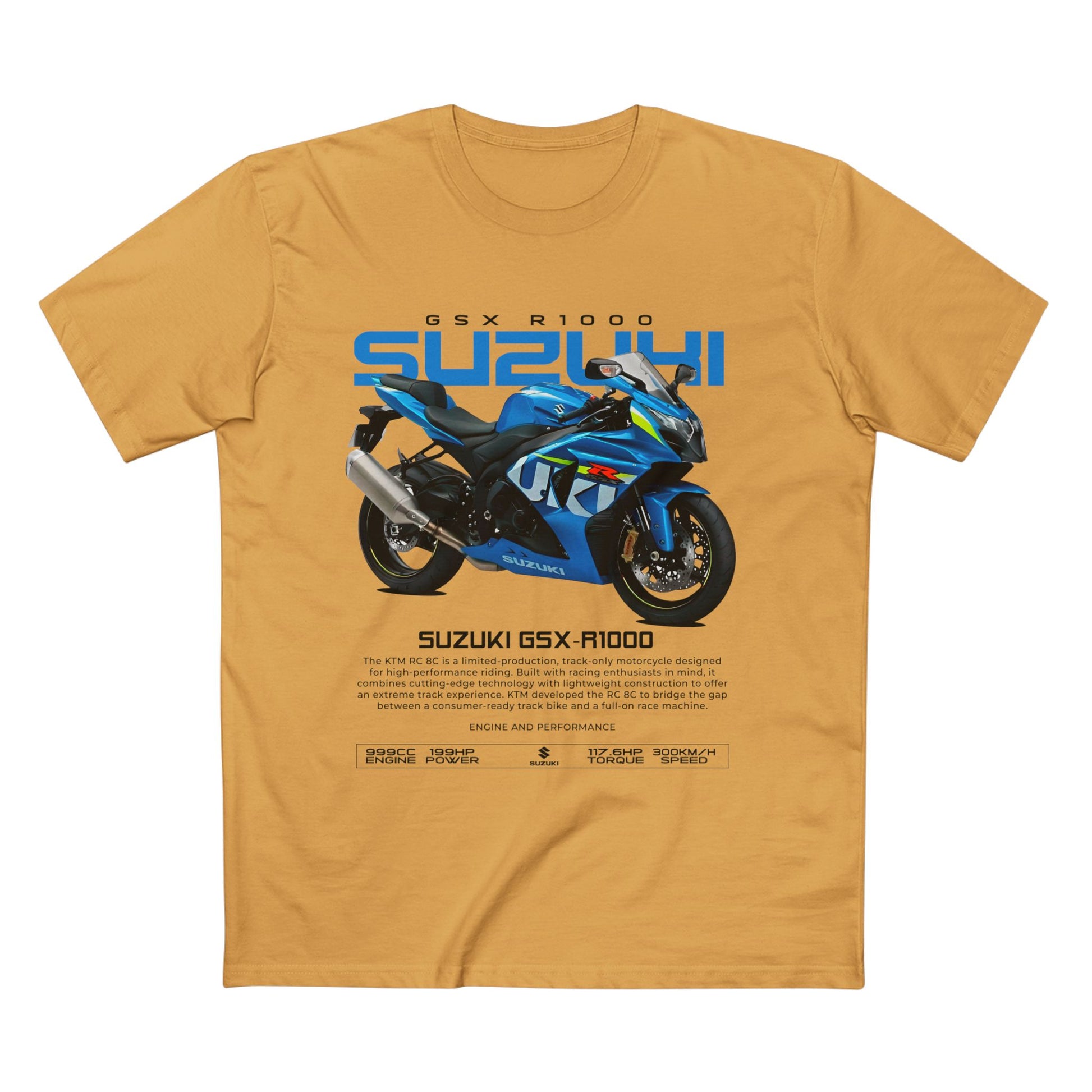 Suzuki GSX-R1000 Motorcycle Tee - Perfect T-shirt Gift for Riders & Bike Enthusiasts - CreativeRino