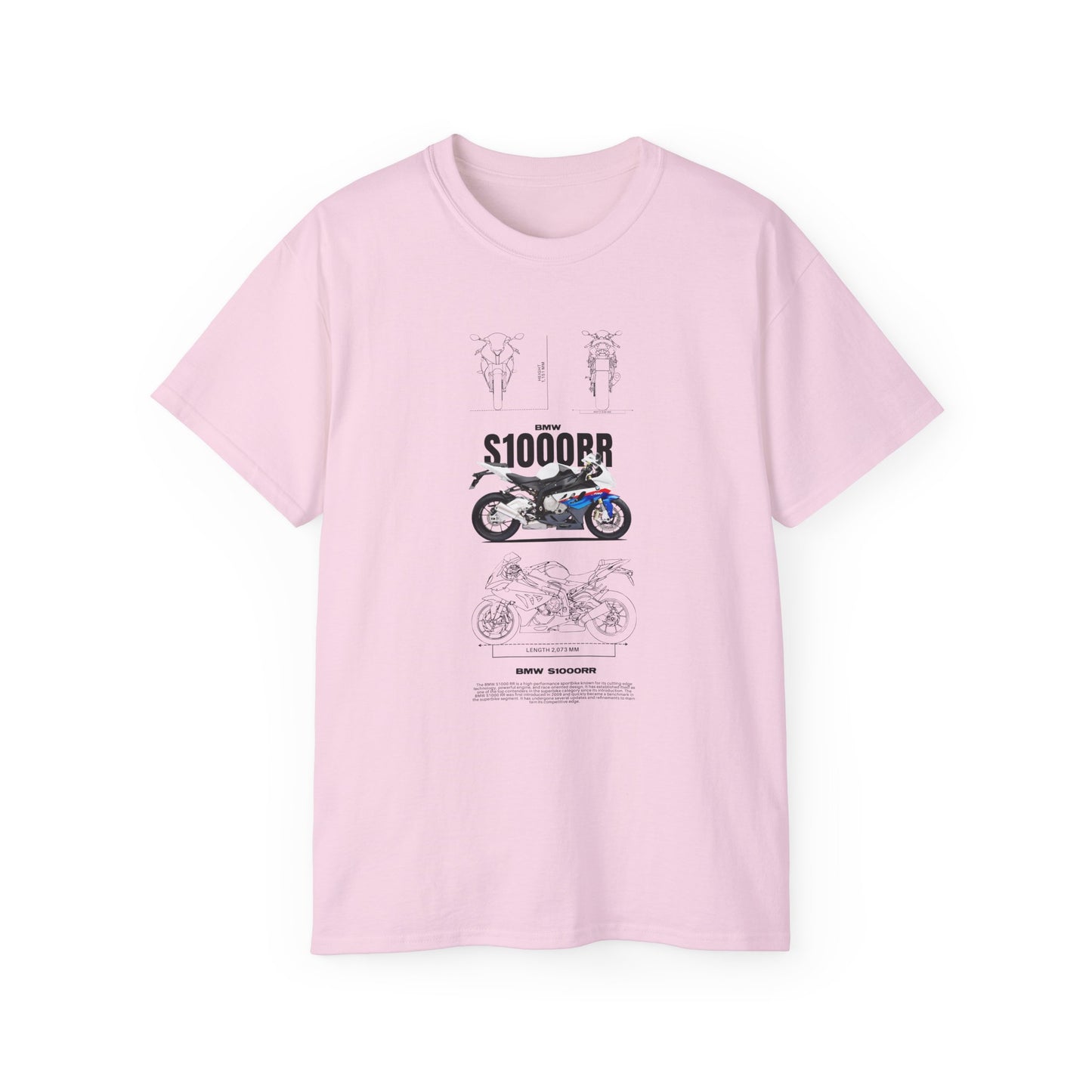 Motorcycle Enthusiast Graphic Tee - S1000RR Design for Riders T-shirt - CreativeRino