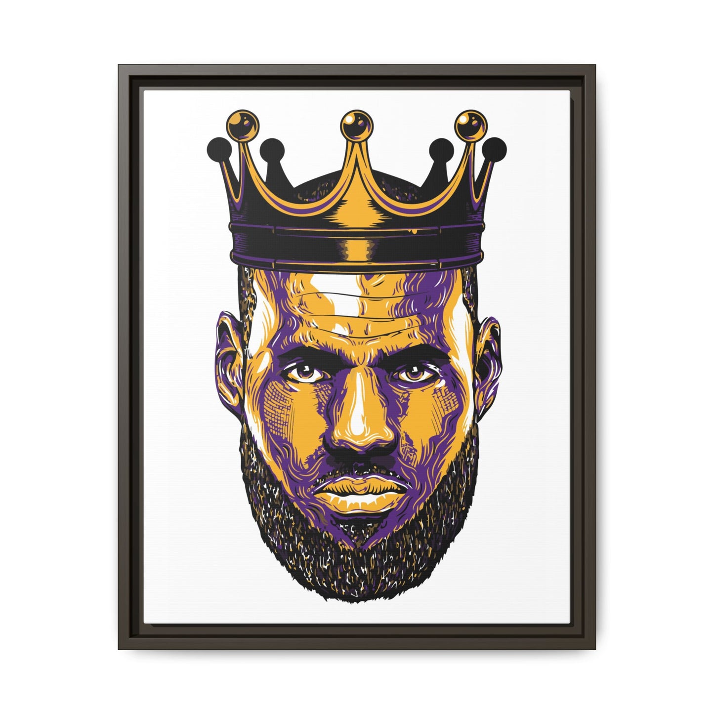 Matte Canvas, Framed (Multi-color) - CreativeRino