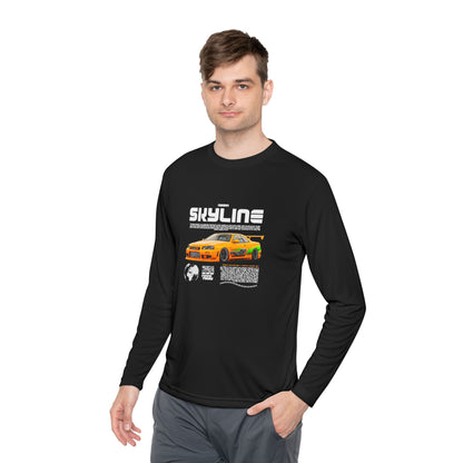 Nissan Skyline Supra Unisex Lightweight Long Sleeve Tee - Skyline Car T-shirt - CreativeRino