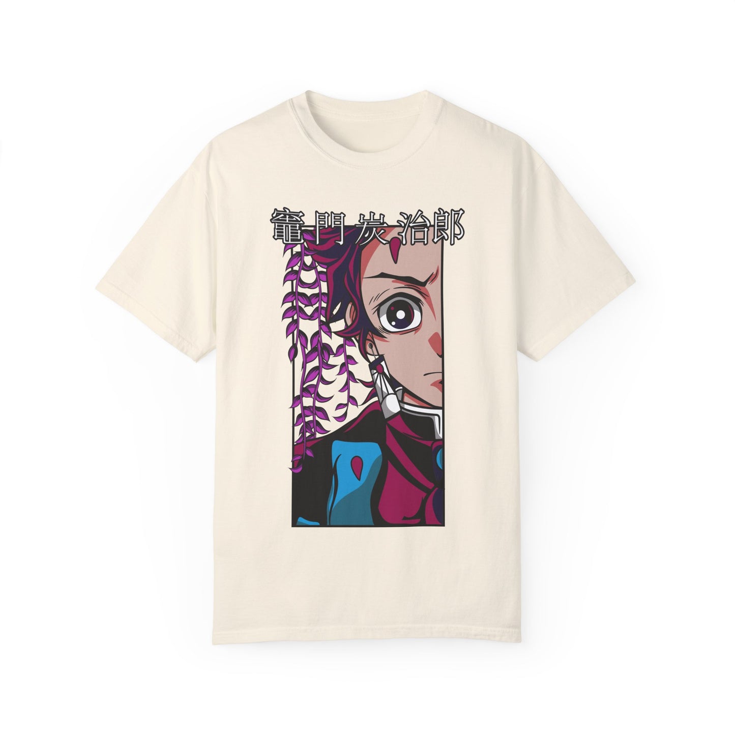 Demon Slayer Unisex Garment-Dyed T-shirt - Anime Inspired Art - CreativeRino