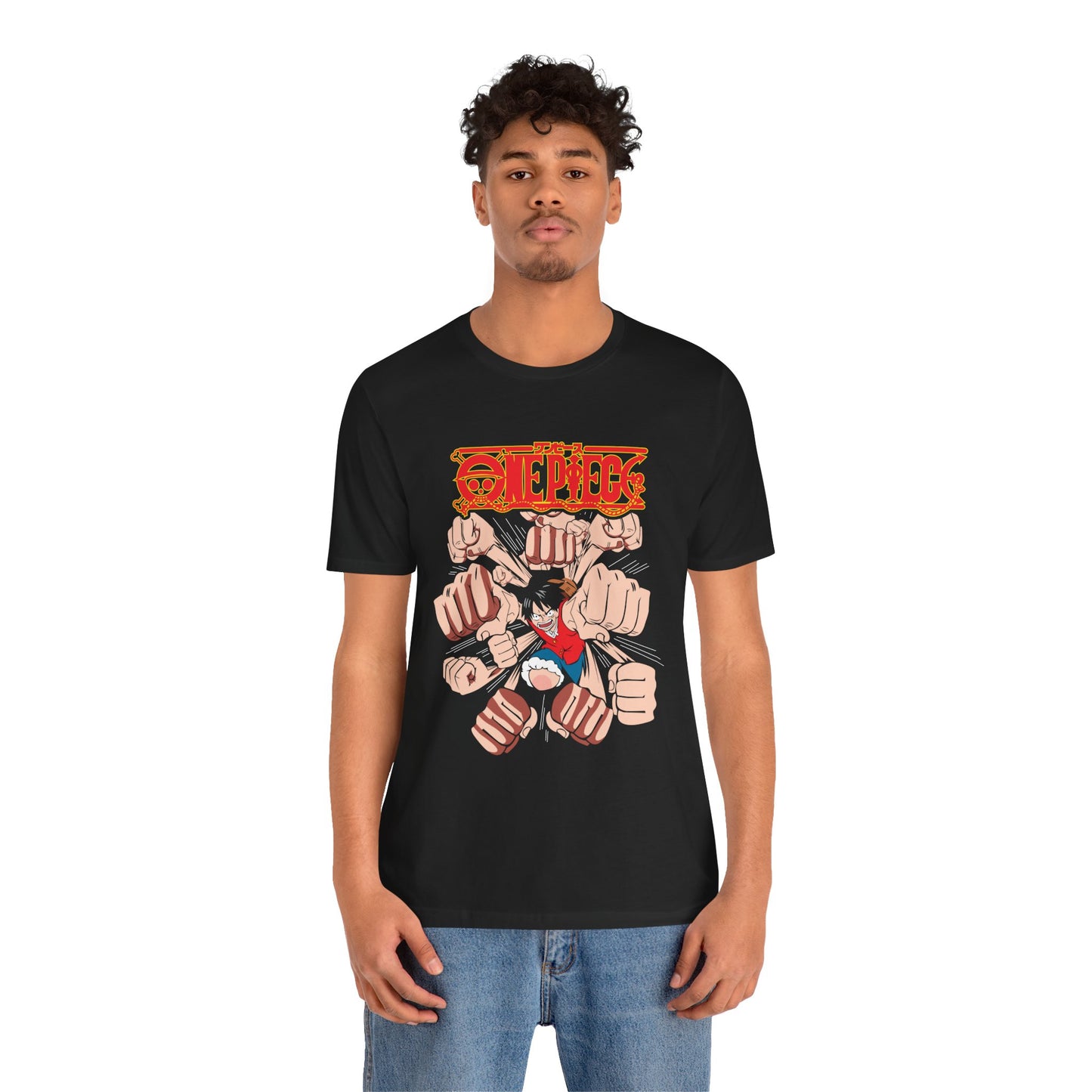 One Piece Style Unisex Short Sleeve Tee - Vibrant Graphic T-shirt for Anime Fans - CreativeRino