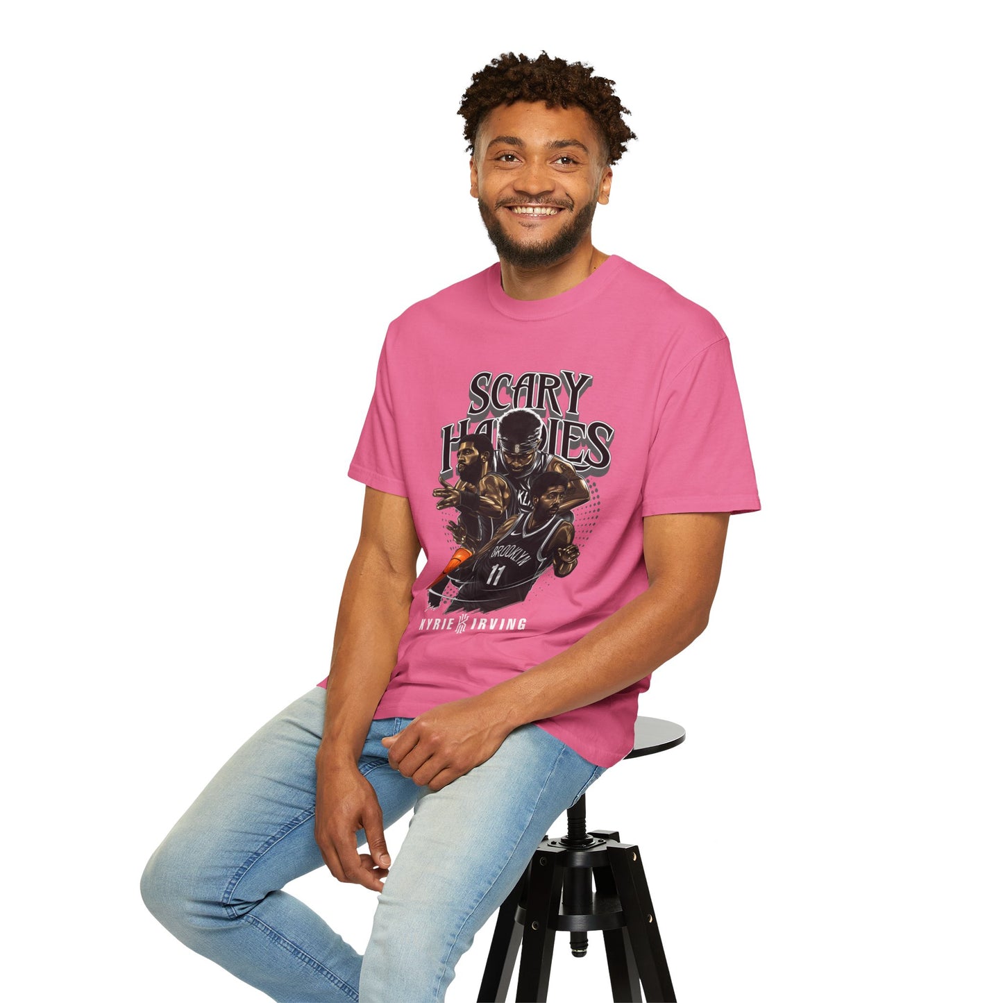 Scary Hours Unisex Basketball T-shirt Kyrie Irving NBA Tee - CreativeRino
