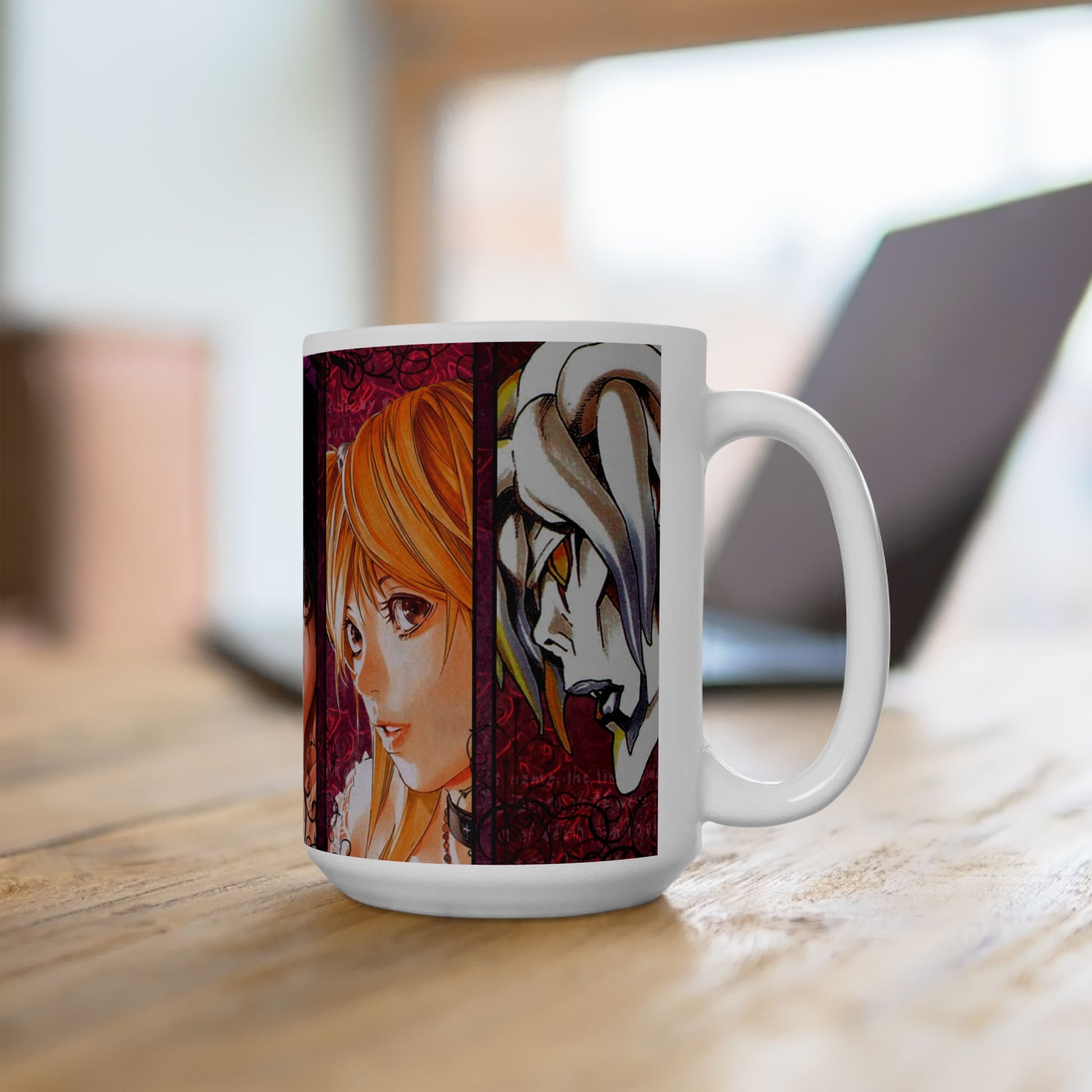 Anime-Inspired Ceramic Mug Death Note Mug Design - CreativeRino